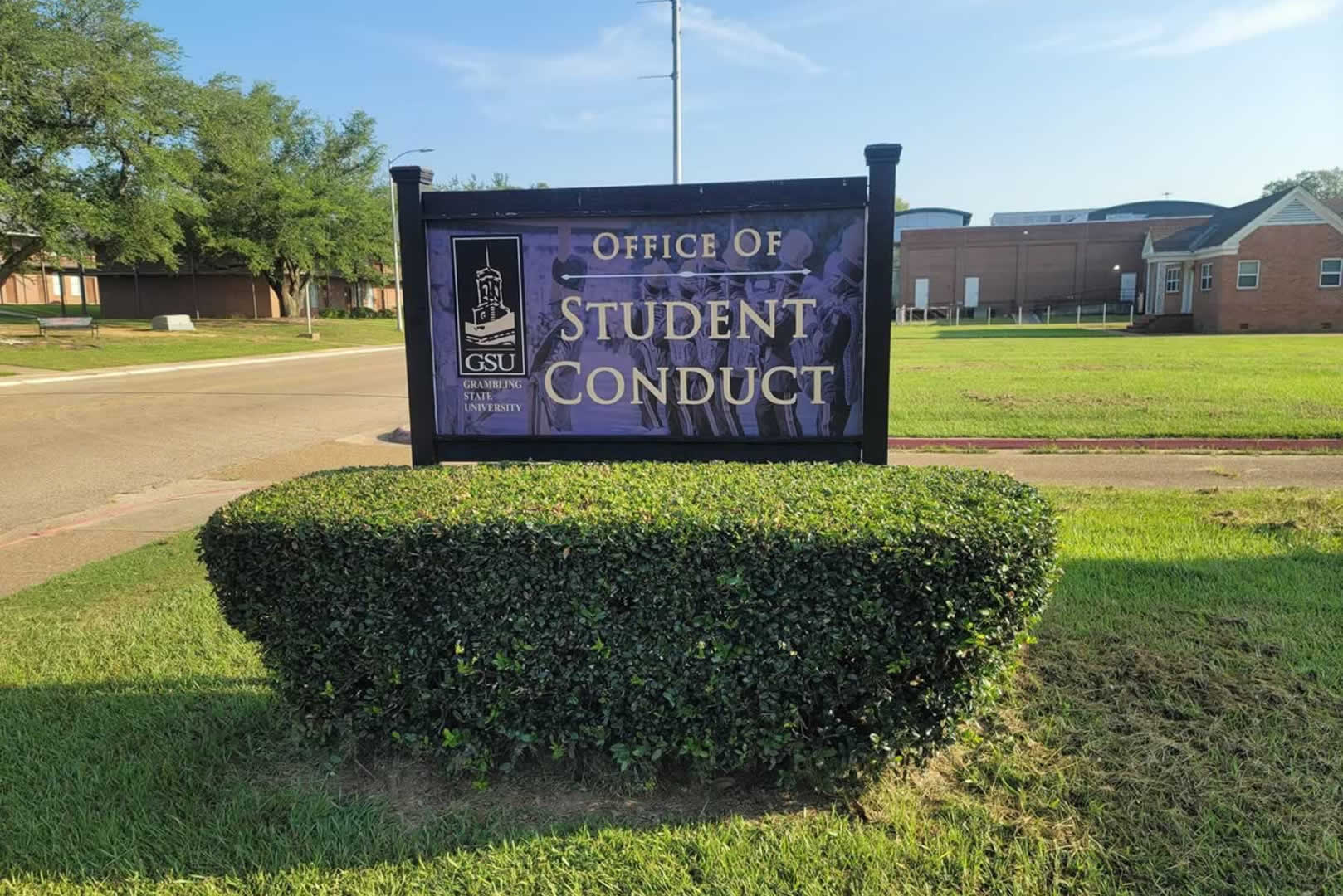 Office of Student Conduct - Campus Sign