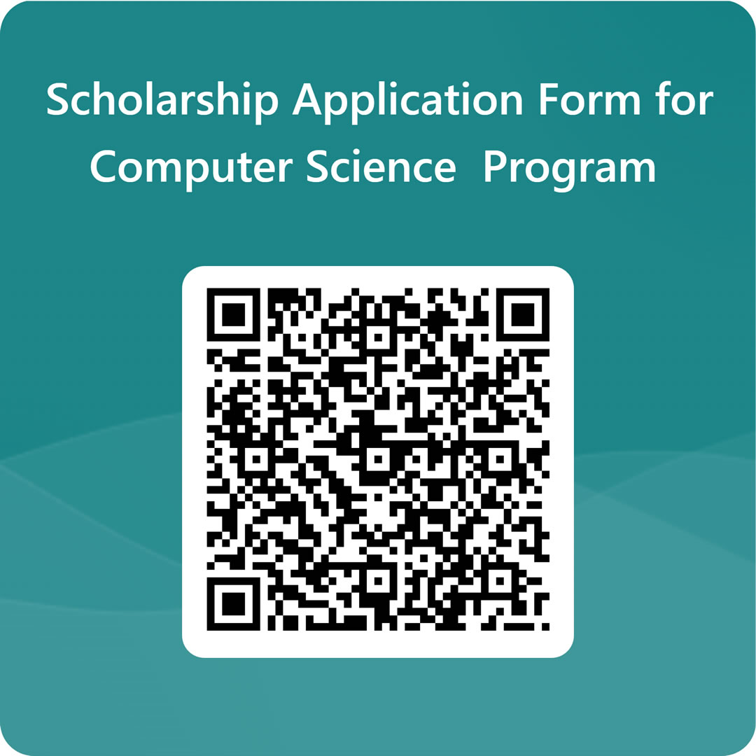 Scholarship Application Form for Computer Science Program QR Tag