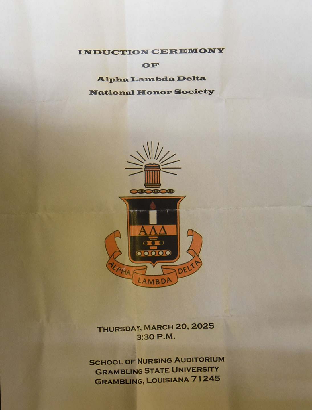 Alpha Lambda Delta induction ceremony - Photo 45