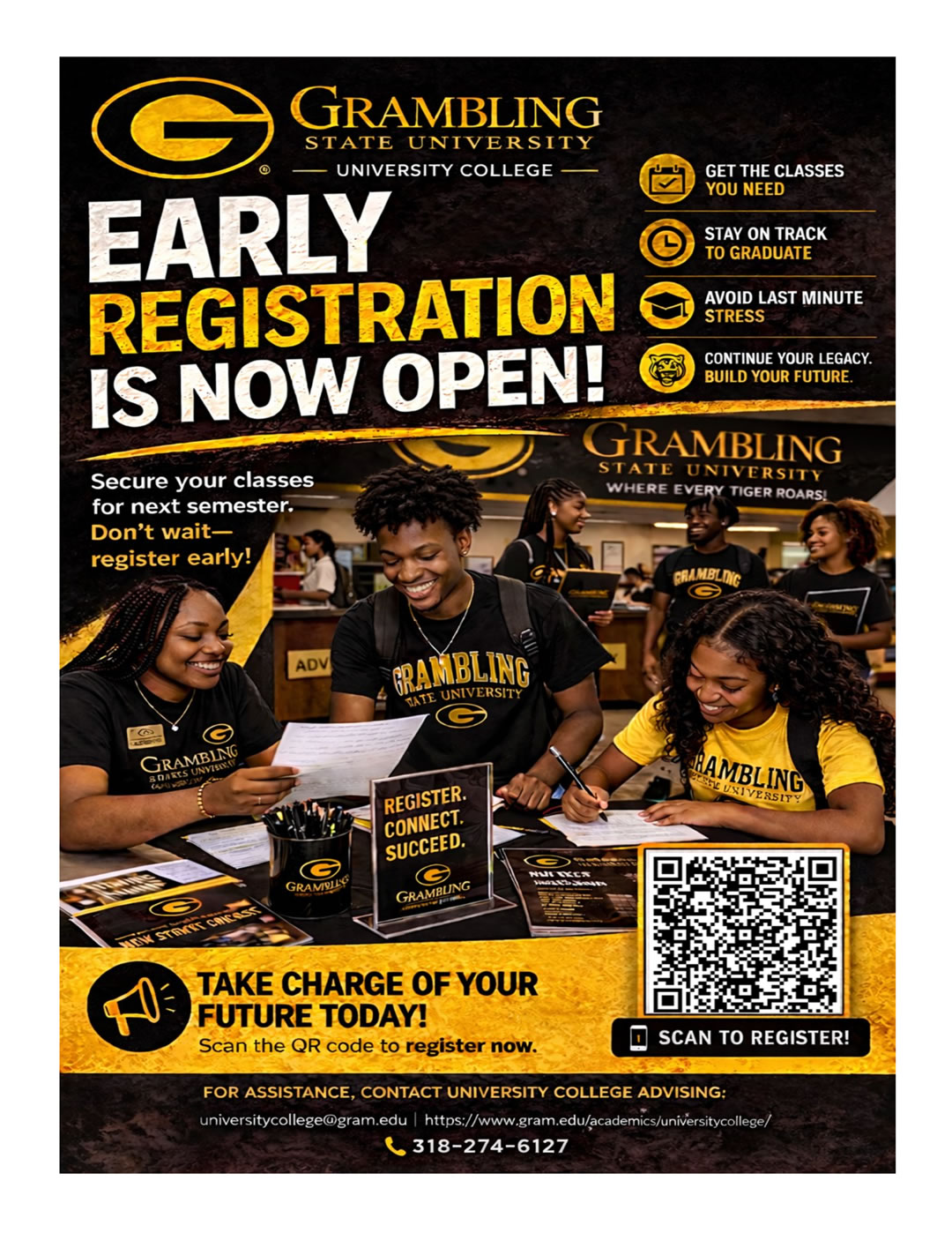 University College Registration Flyer 2026