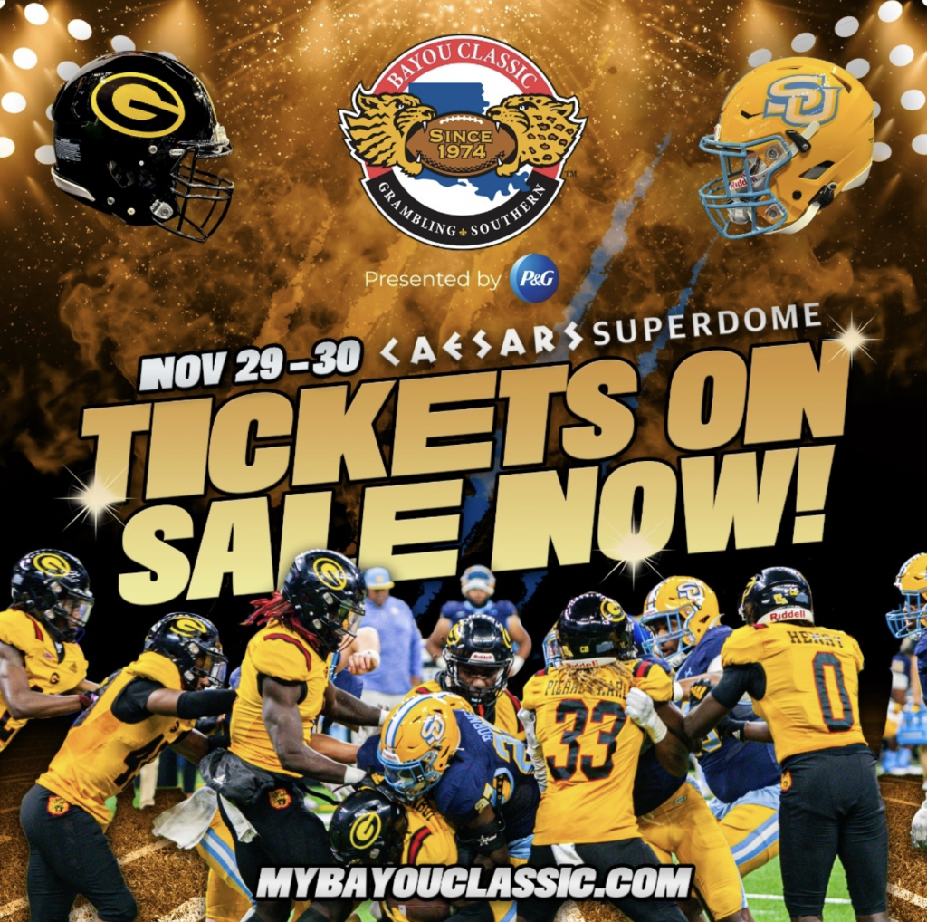 Bayou Classic 2024 - Nov. 29-30, Caesars Superdome, New Orleans, LA - Tickets On Sale Now