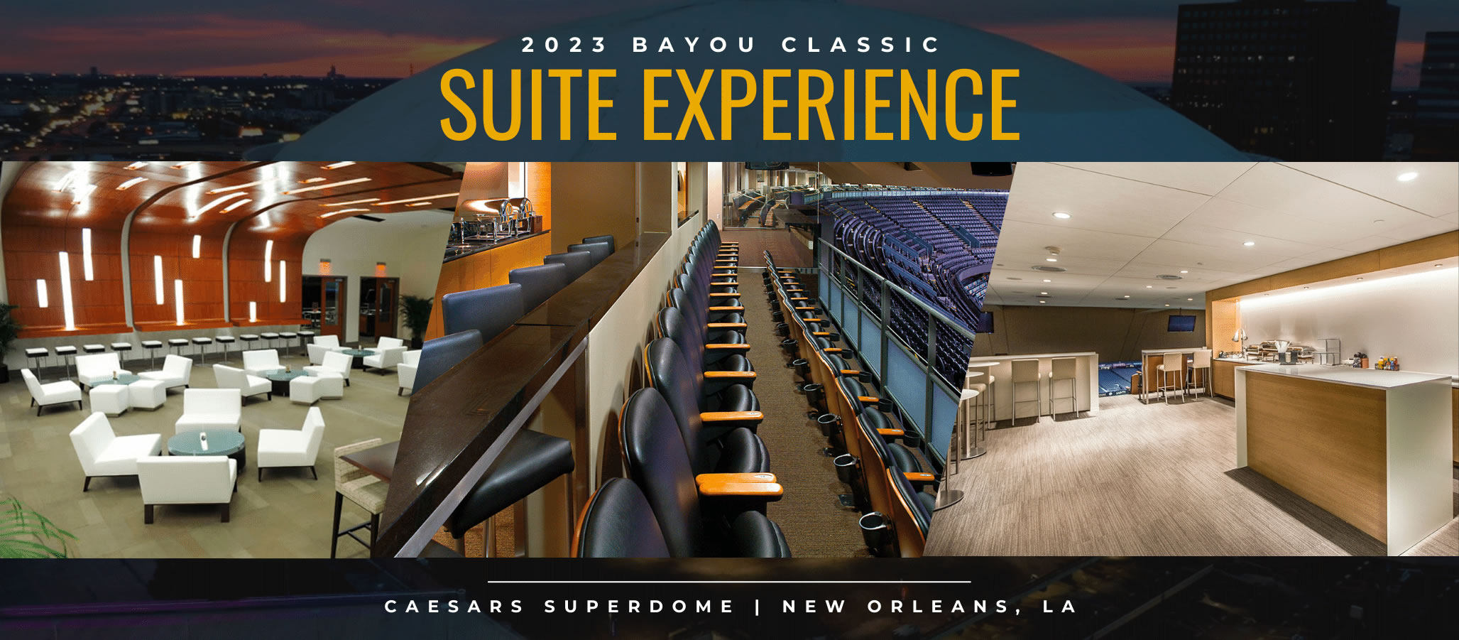 2023 Bayou Classic Experience Header