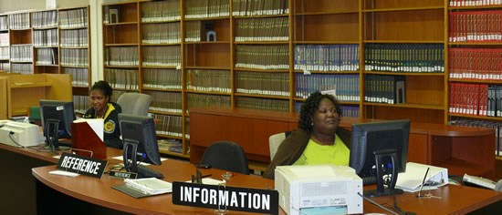 A.C. Lewis Library Reference Desk