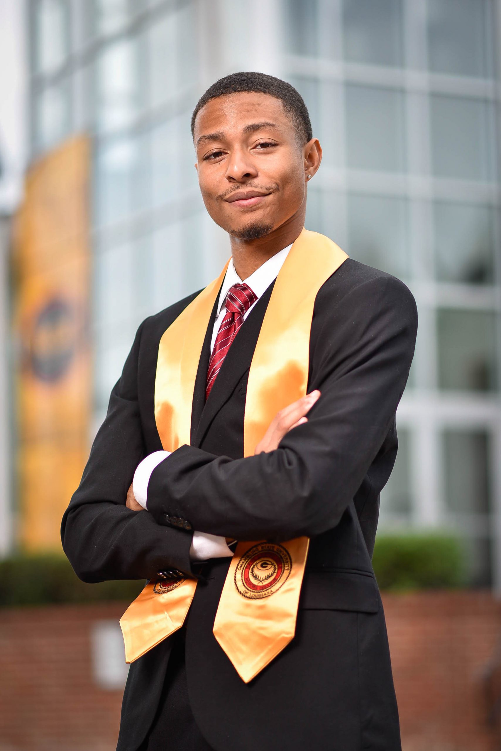 Valedictorian credits supportive environment at Grambling State for his success