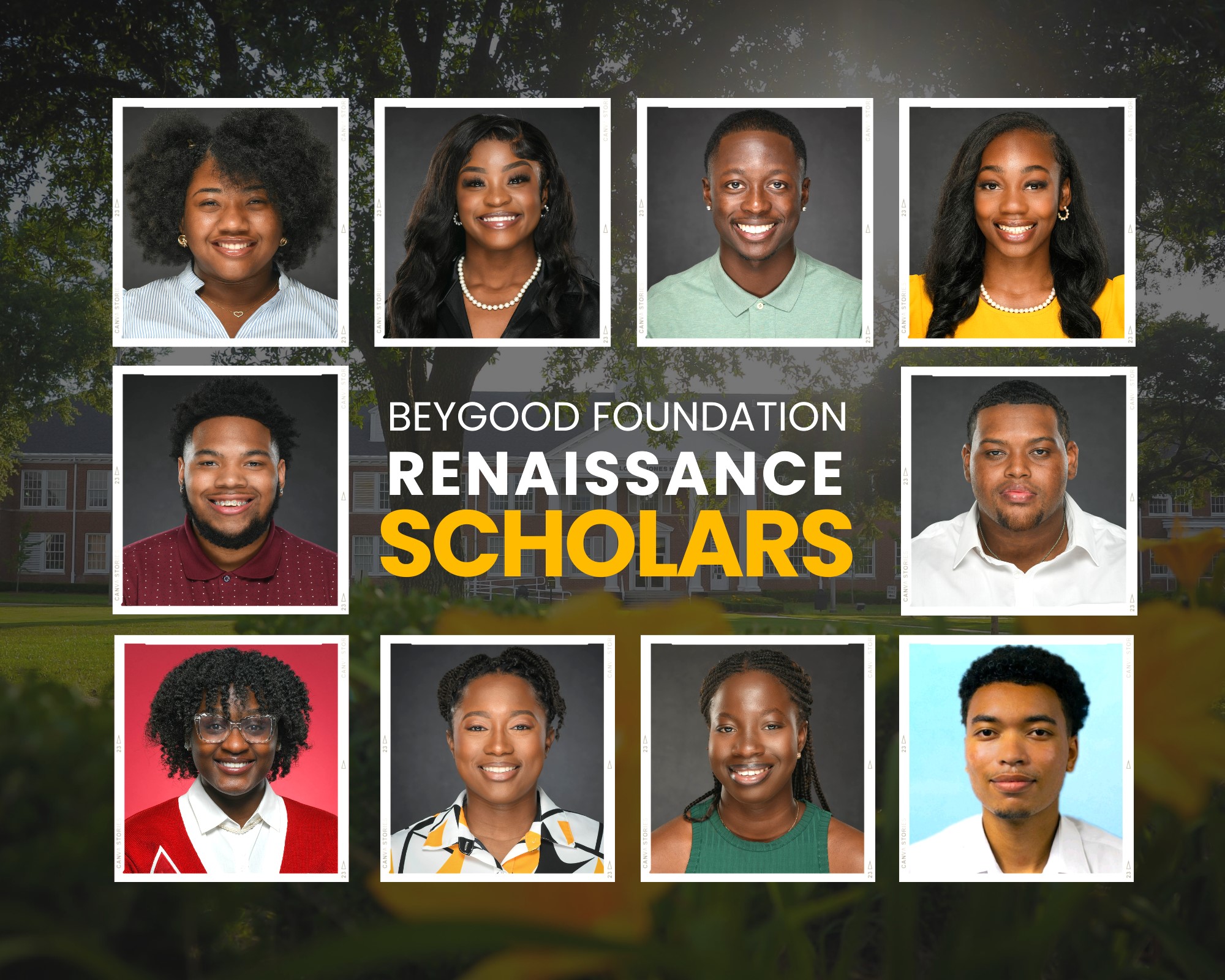 10 Grambling State students named among BeyGood Foundation Renaissance Scholars