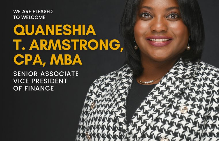 Quaneshia T. Armstrong named Senior Associate VP of Finance