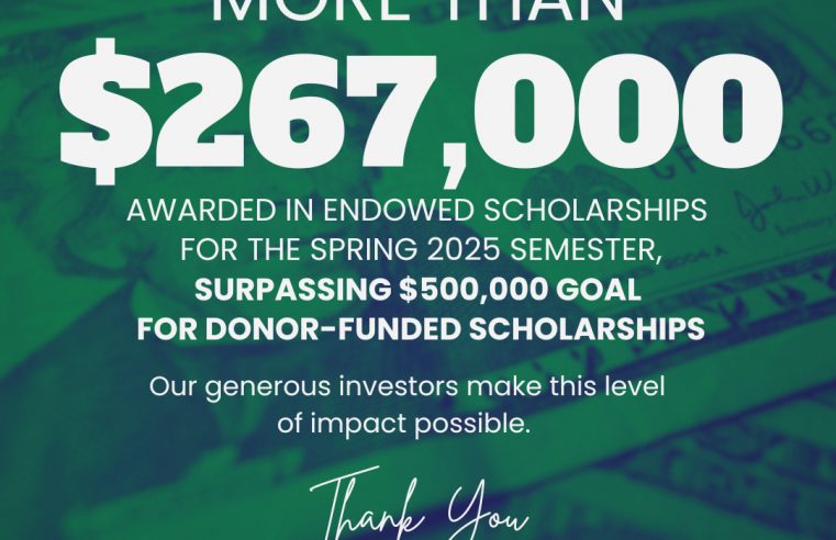 Grambling State Surpasses $500,000 in Donor-Funded Scholarships, Awarding $267,968 in Spring 2025