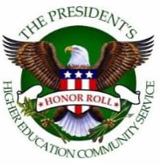 The President's Higher Education Community Service Seal