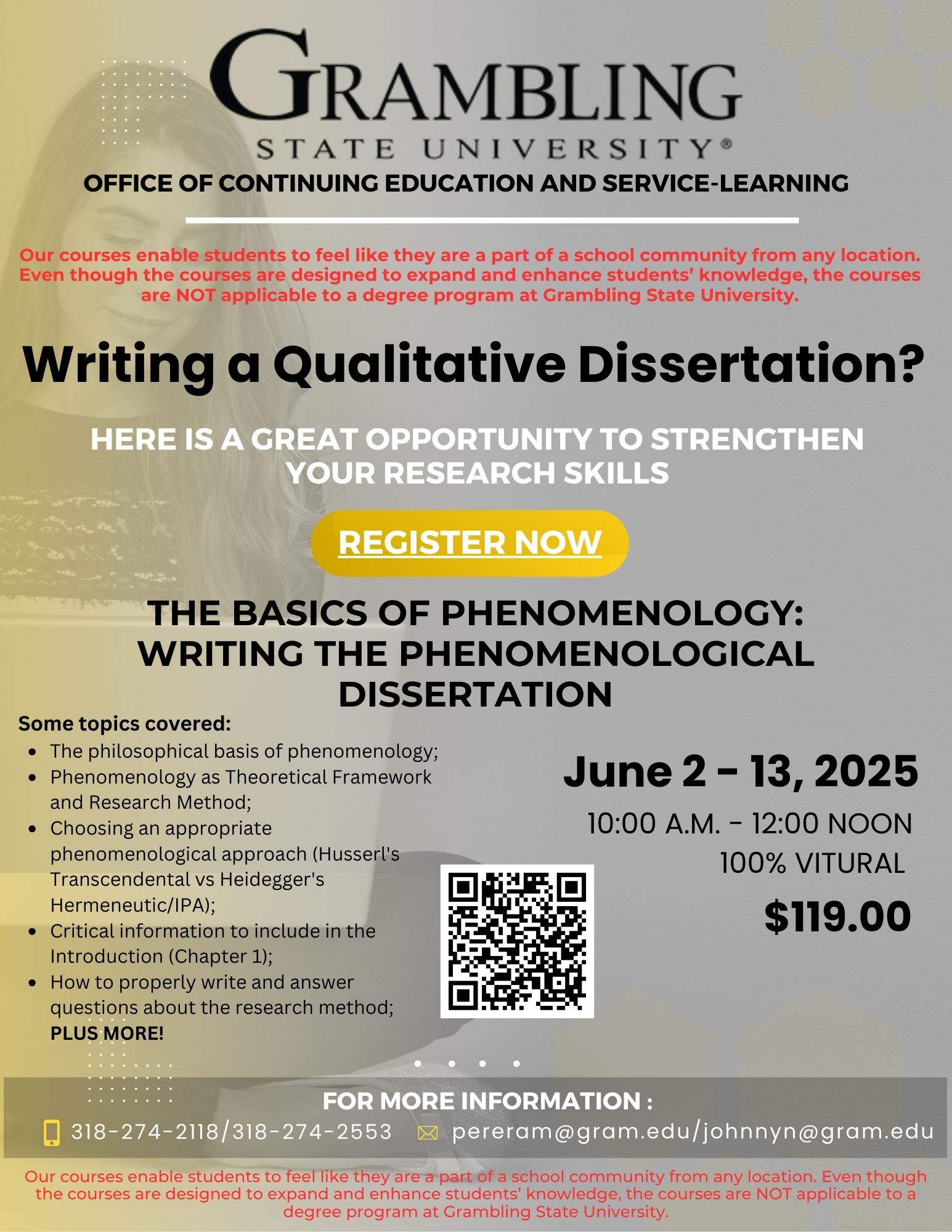 The Basics of Phenomenology: Writing the Phenomenological Dissertation