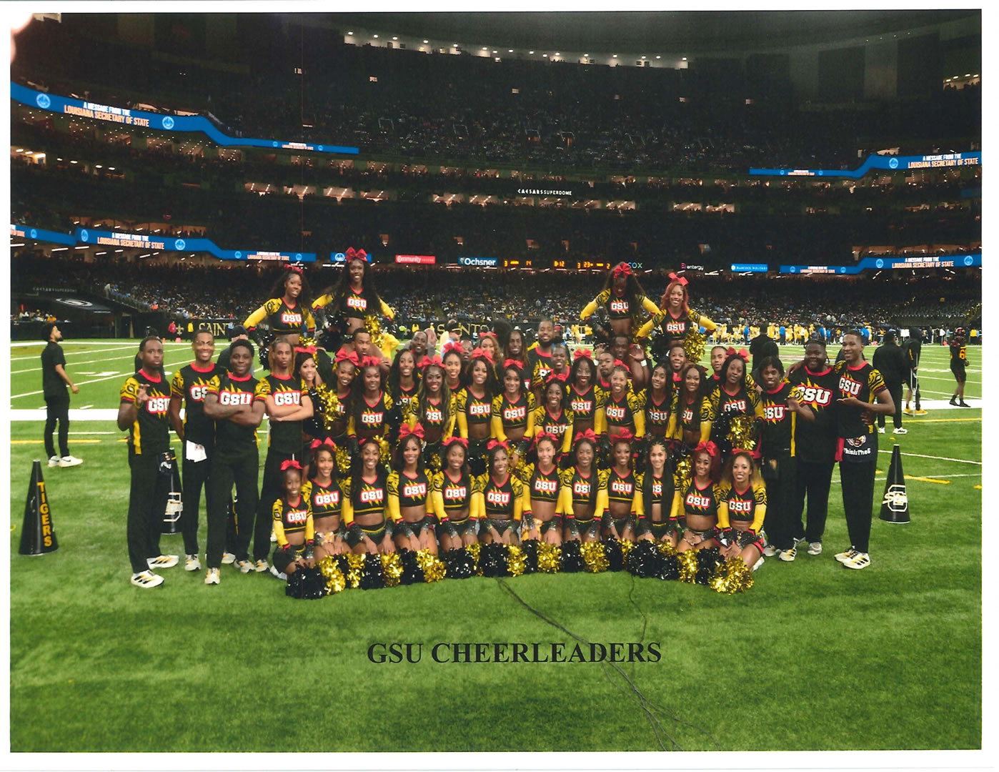 GSU Cheerleaders group photo